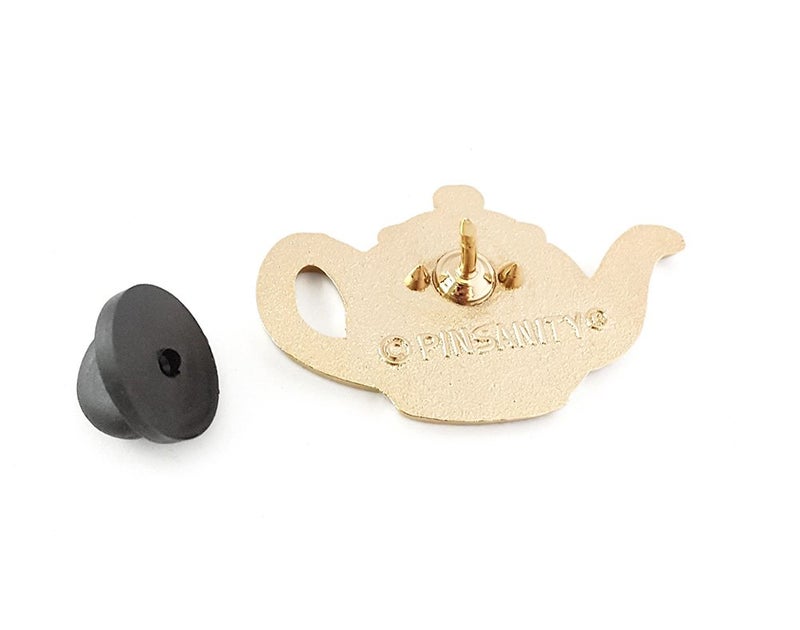 Pinsanity The Office Green Teapot Enamel Lapel pin - Image 3